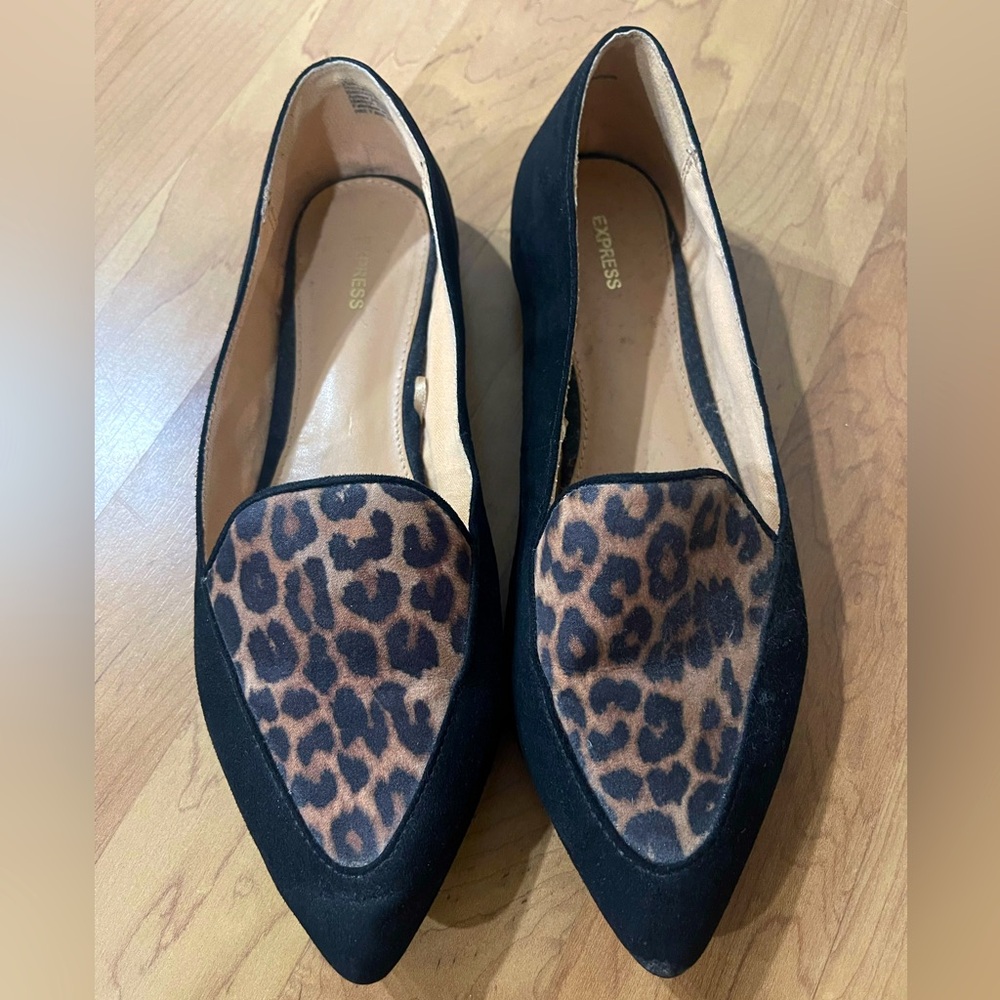 Express leopard print flats 🐆